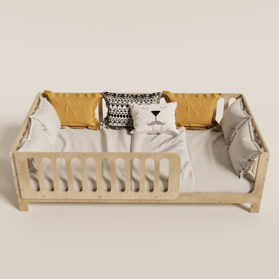 Montessori Bed with Legs and Rails
