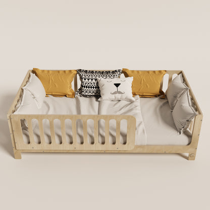 Montessori Bed with Legs and Rails