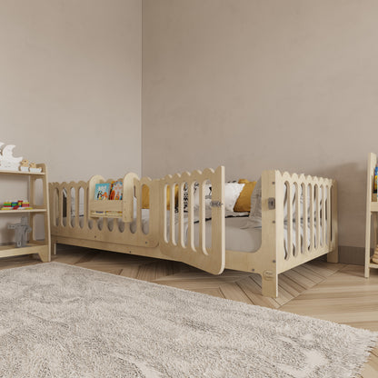 Montessori Bed with Legs - Wave