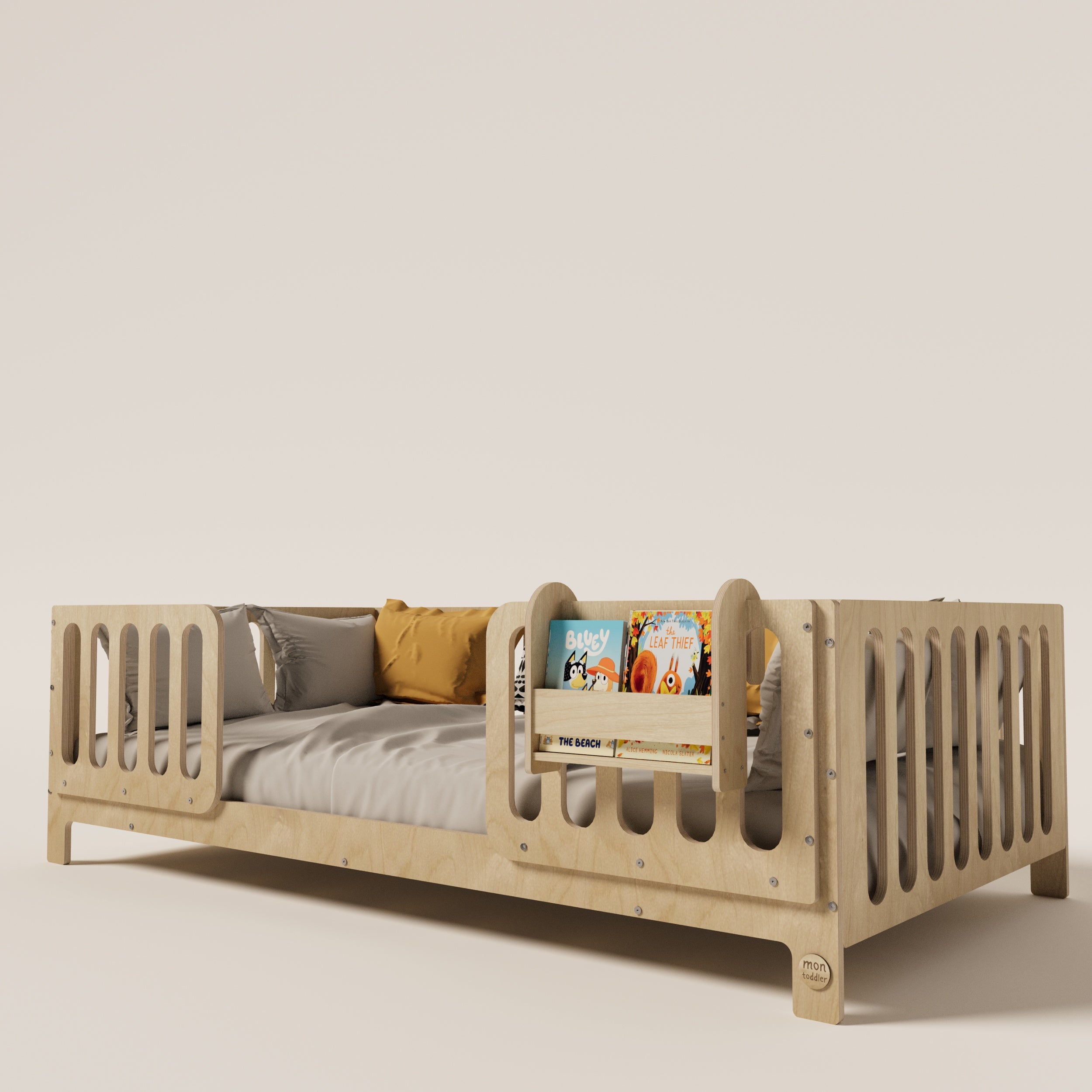 Montessori Bed with Legs and Rails