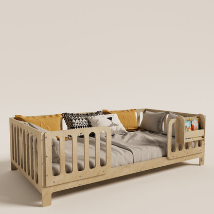 Montessori Bed with Legs and Rails