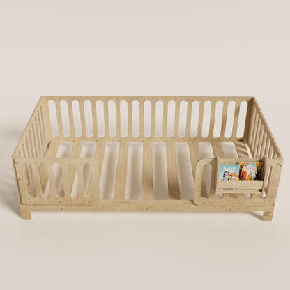 Montessori Bed with Legs and Rails