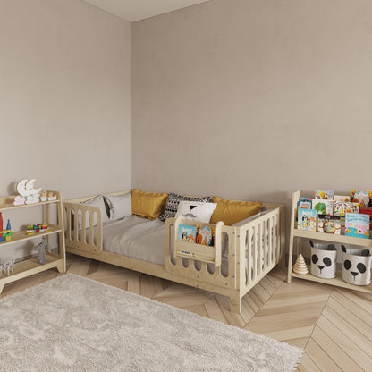 Montessori Bed with Legs and Rails