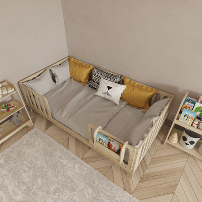 Montessori Bed with Legs and Rails