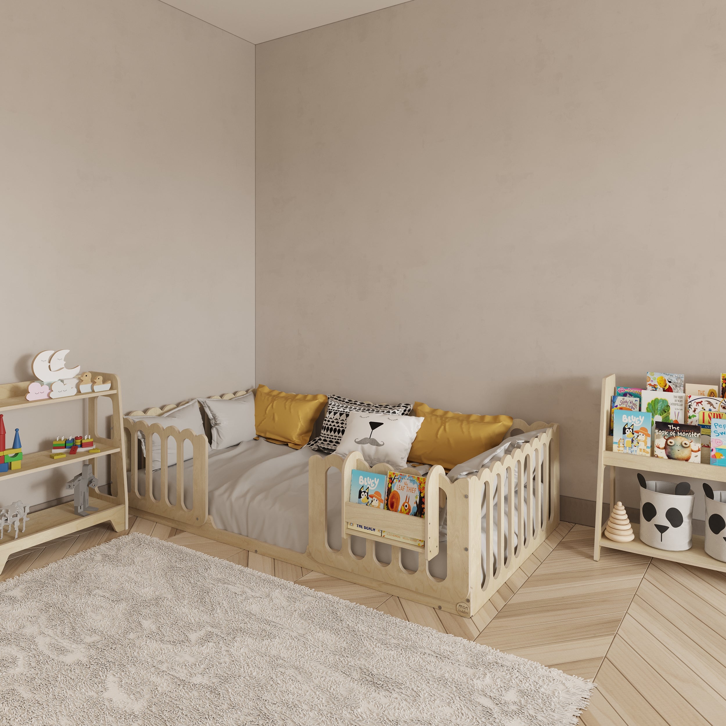 Montessori Infant Floor Bed - Wave