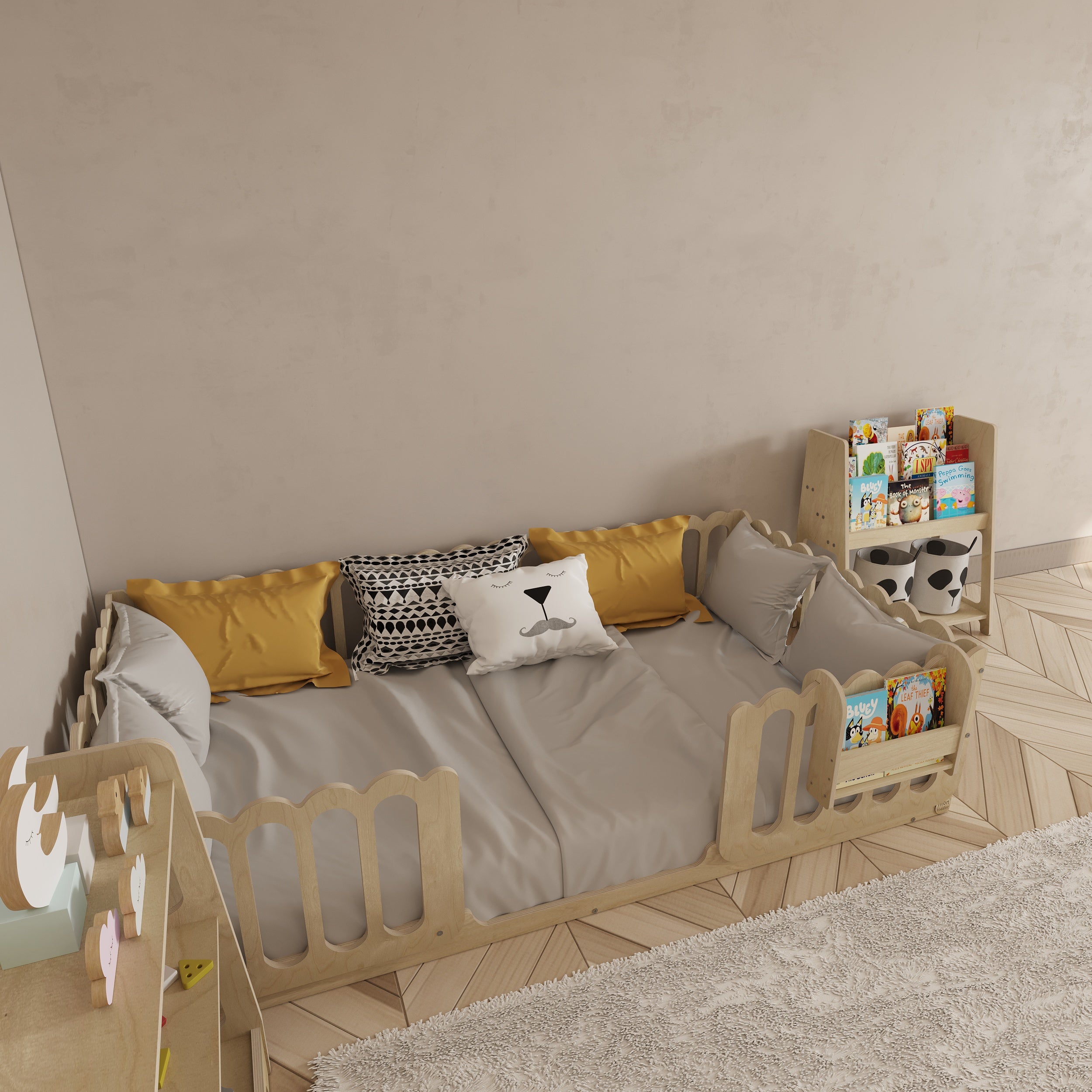 Montessori Infant Floor Bed - Wave