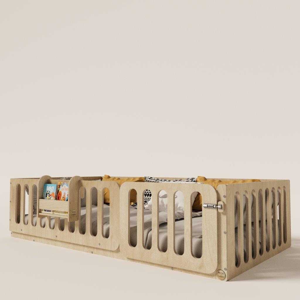 Montessori Floor Bed With Lockable Door