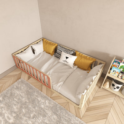 Montessori Pink Floor Bed