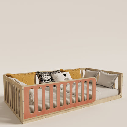 Montessori Pink Floor Bed