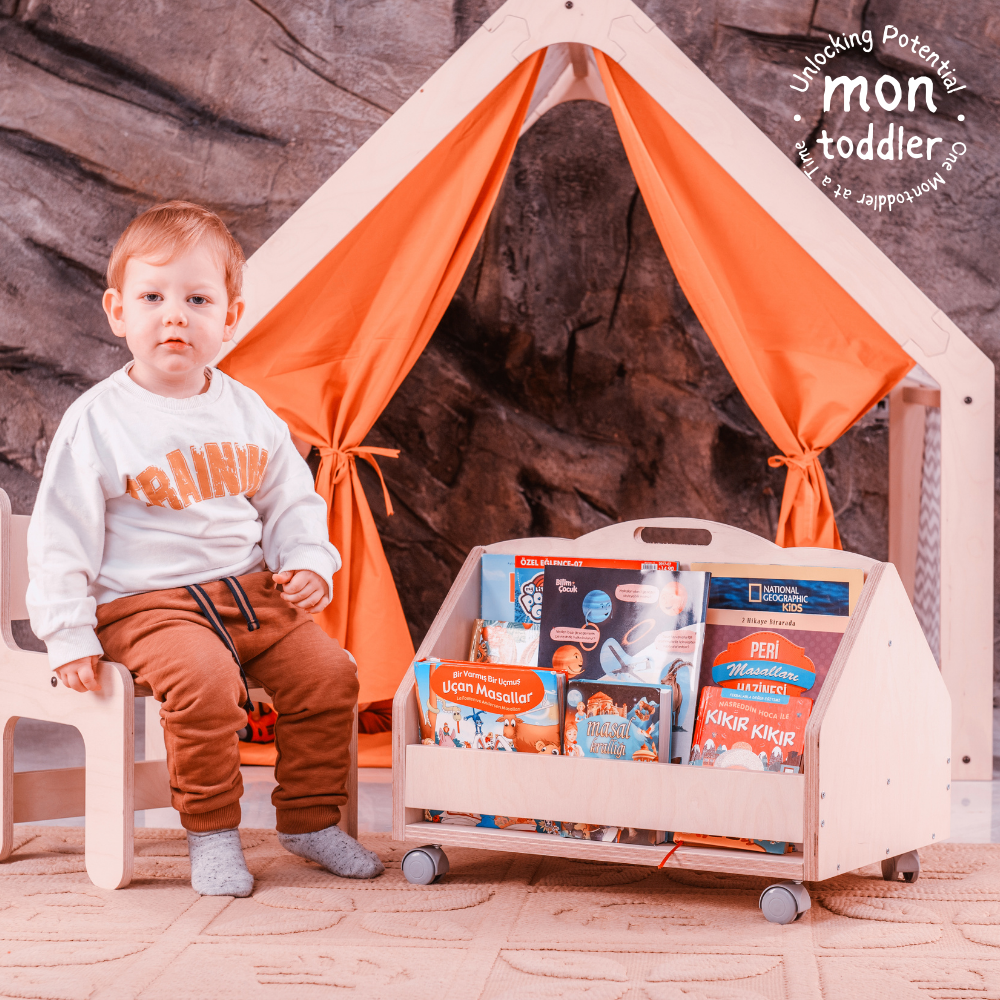 Portable Montessori Bookshelf - Montoddler 