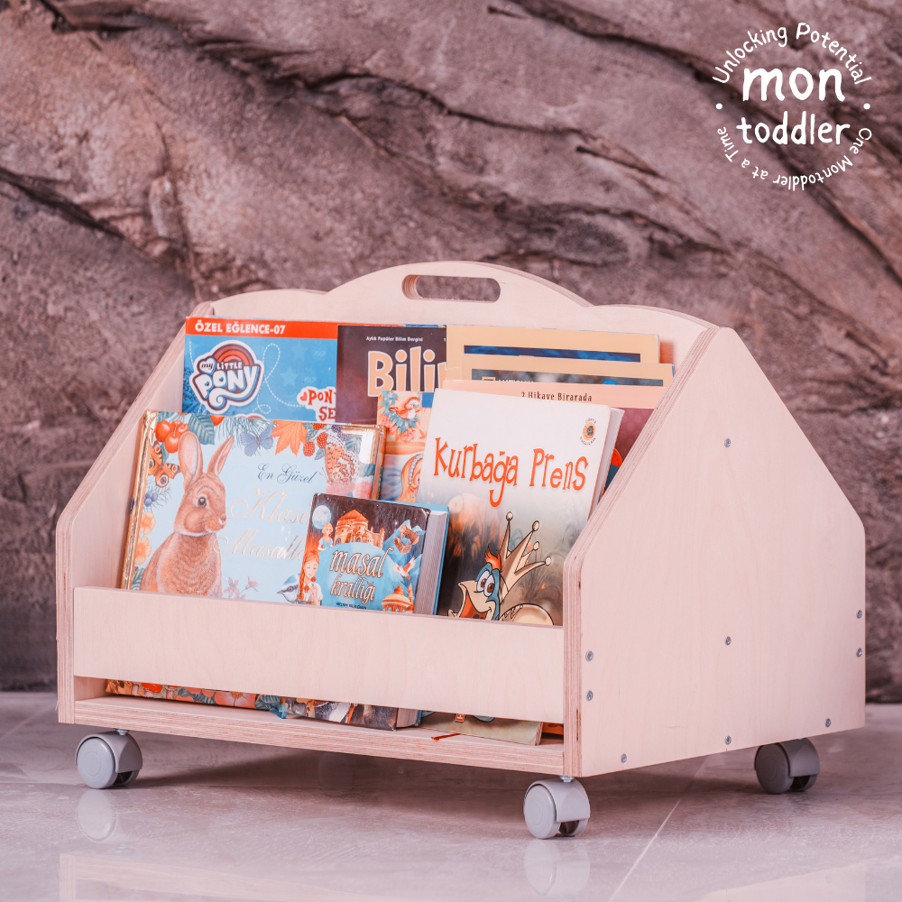 Portable Montessori Bookshelf Montoddler
