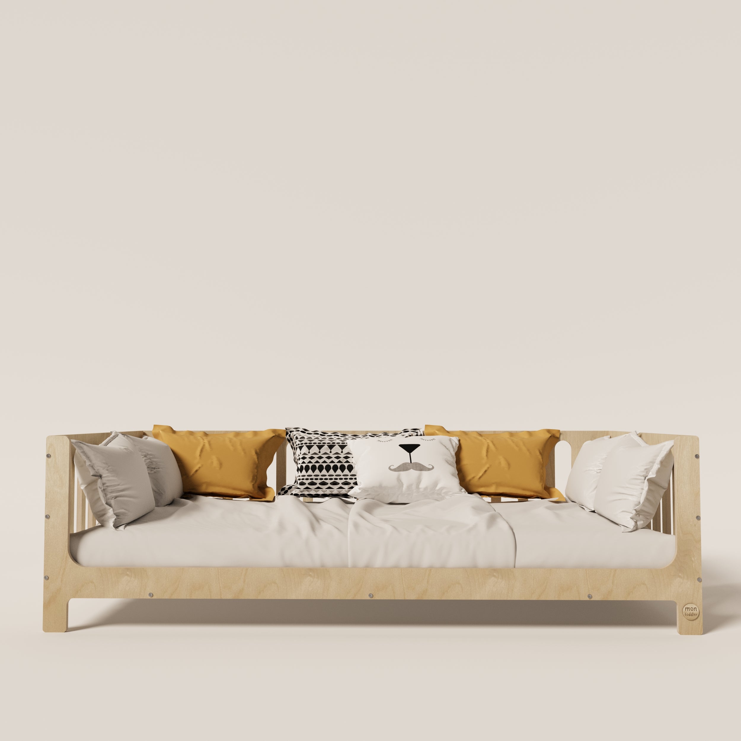 Birch Montessori Bed with Legs - Montoddler 